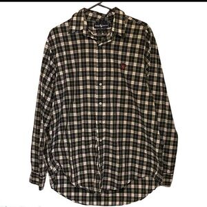 Men’s Vintage Polo Ralph Lauren Button Down Shirt Size XL